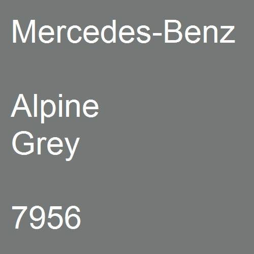 Mercedes-Benz, Alpine Grey, 7956.